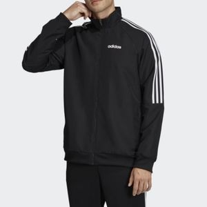 adidas | Jackets & Coats | Adidas Mens Trio Black Full Zip Windbreaker Soccer Jacket Size Xl | Poshmark